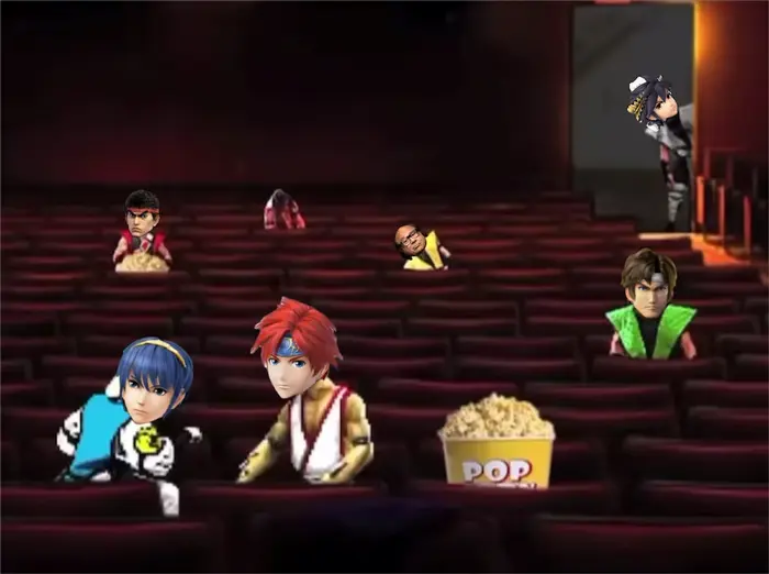 At the cinema - shut the fuck up meme | image tagged in memes | made with Piñata Farms meme generator