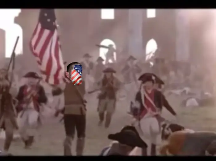 The Patriot Scene 2 meme | image tagged in memes | made with Piñata Farms meme generator