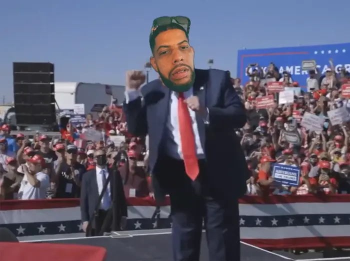 Donald Trump YMCA meme | image tagged in memes | made with Piñata Farms meme generator