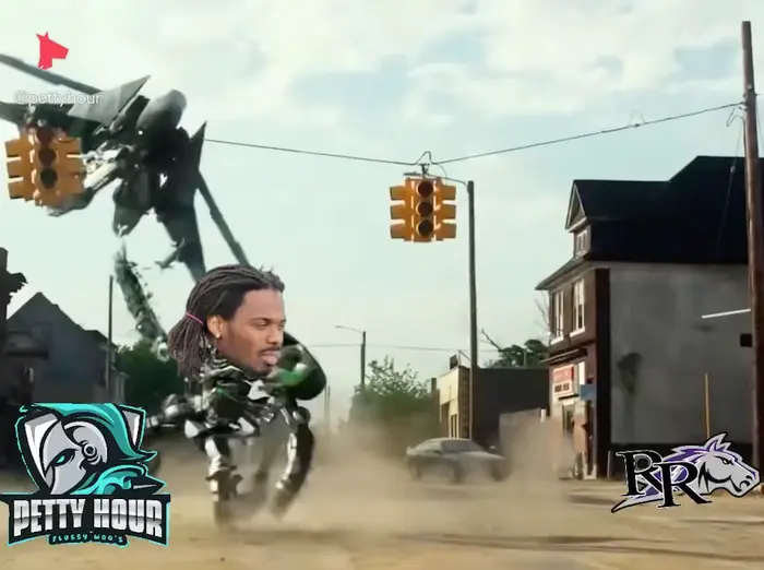 Transformers The Last Knight - Decepticons in the street meme | #pettyhour | image tagged in memes: pettyhour | made with Piñata Farms meme generator