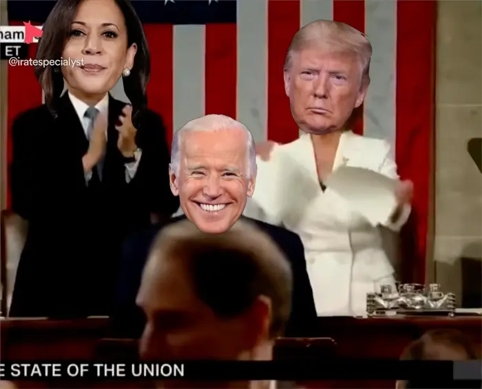 Nancy Pelosi during Trump's speech meme | image tagged in memes | made with Piñata Farms meme generator