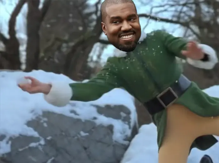 Elf - Snowball Fight Scene meme | image tagged in memes | made with Piñata Farms meme generator