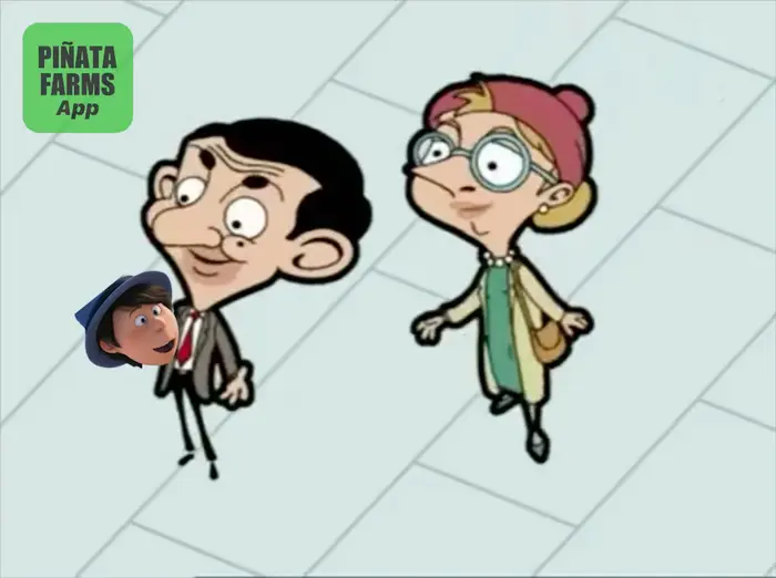 Mr Bean choosing a film with Irma meme | image tagged in memes | made with Piñata Farms meme generator