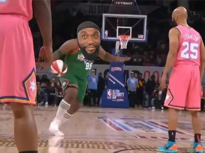 easy block of a huge opponent meme | image tagged in memes | made with Piñata Farms meme generator