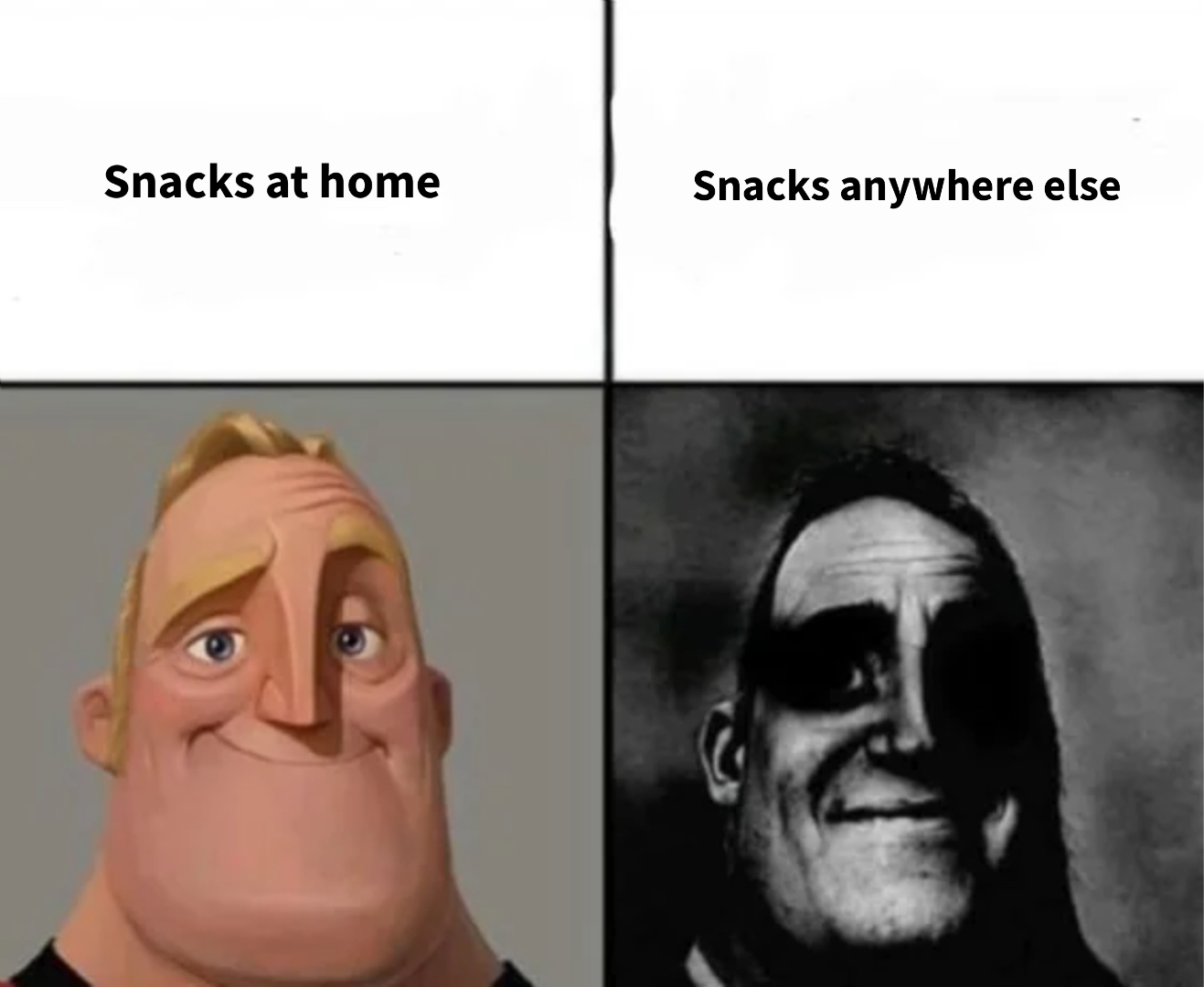 Mr. Incredible Becoming Uncanny meme | image tagged in memes | made with Piñata Farms meme generator