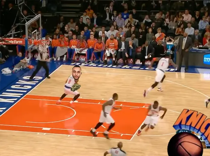 JR Smith Hits A Jumper From Halfcourt to Beat the 3rd Quarter Buzzer meme | image tagged in memes | made with Piñata Farms meme generator