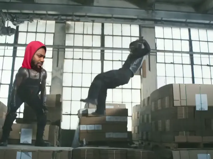 Ninja gets a beatdown meme | image tagged in memes | made with Piñata Farms meme generator