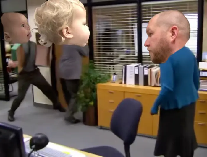 The Office - Dwight The Vampire Slayer meme | image tagged in memes | made with Piñata Farms meme generator