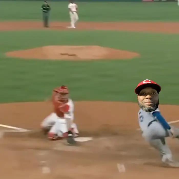 trea turner slides home easy meme | image tagged in memes | made with Piñata Farms meme generator