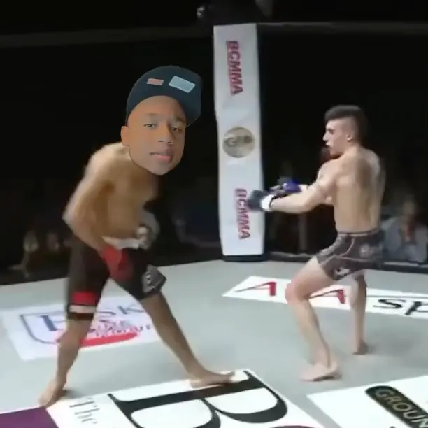 Cocky MMA fighter shows off dance moves to taunt opponent, gets knocked out meme | image tagged in memes | made with Piñata Farms meme generator