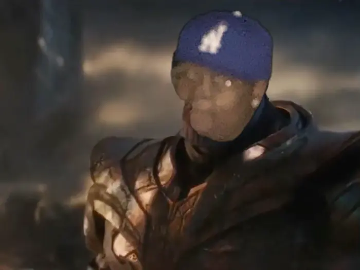 Thanos dancing meme | image tagged in memes | made with Piñata Farms meme generator