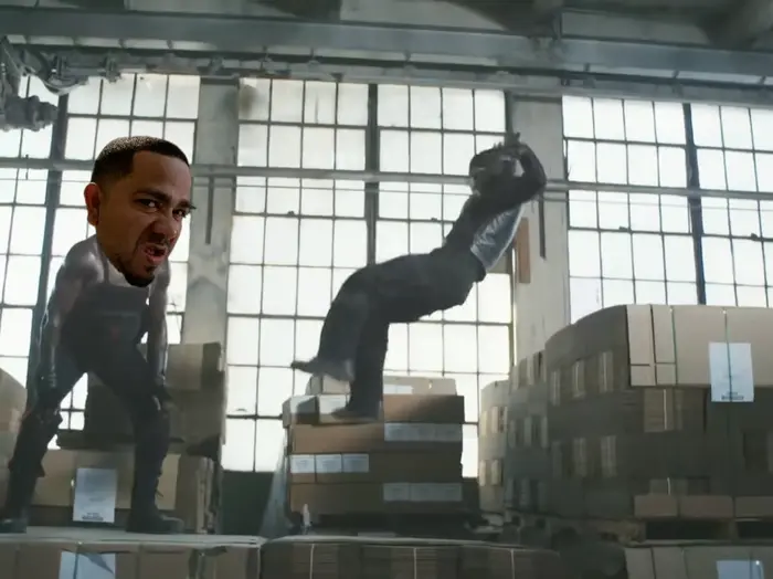 Ninja gets a beatdown meme | image tagged in memes | made with Piñata Farms meme generator