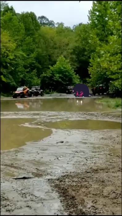 car drives into the swamp with lots of splashes meme | Corrupted Boyfriend Drives And Hits The Water Very Good | image tagged in memes | made with Piñata Farms meme generator