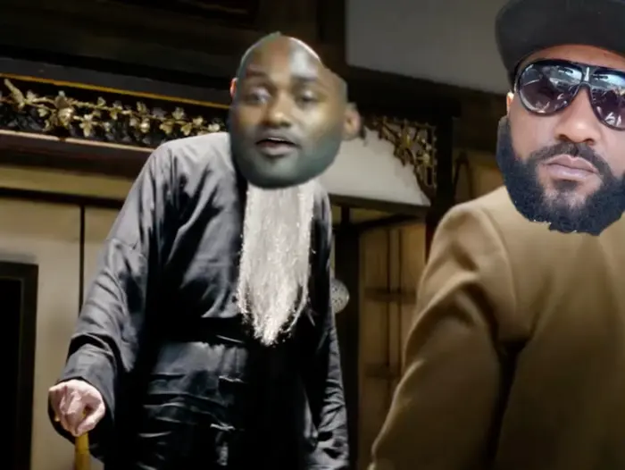 You? Me? Him? - Rush Hour 3 meme | image tagged in memes | made with Piñata Farms meme generator