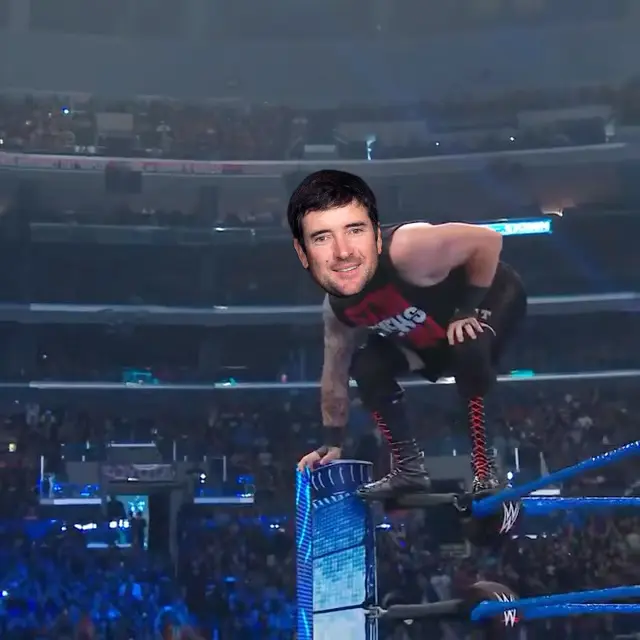 WWE top rope body slam meme | image tagged in memes | made with Piñata Farms meme generator