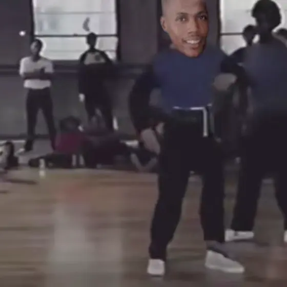 Guy dances to "Play At Your Own Risk" meme | image tagged in memes | made with Piñata Farms meme generator