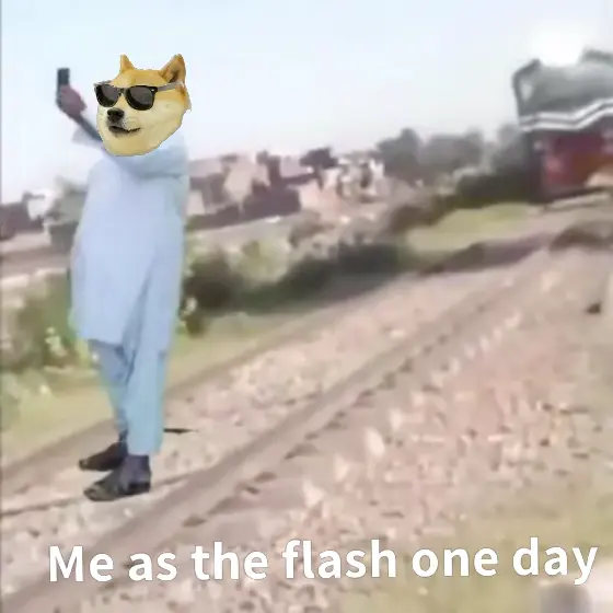 Stop the train meme | Me with super speed | image tagged in memes | made with Piñata Farms meme generator