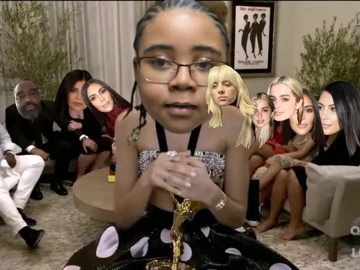 Zendaya's Emmy Speech Thanks meme | image tagged in memes | made with Piñata Farms meme generator