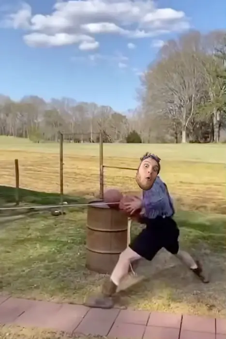 DIY Basketball Shooting Machine meme | image tagged in memes | made with Piñata Farms meme generator