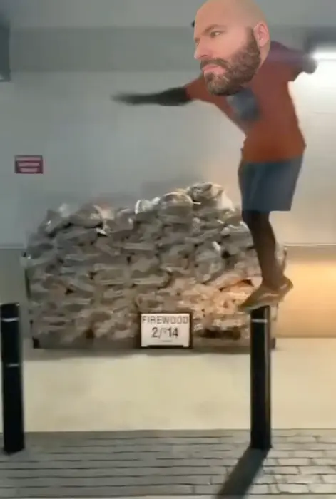 man jumps on the poles and fails meme | image tagged in memes | made with Piñata Farms meme generator