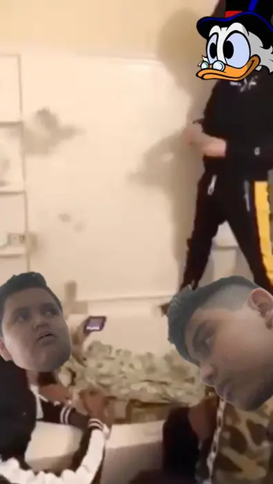 Guy throws money in the bathroom on his girlfriend meme | @ross_ride | image tagged in memes | made with Piñata Farms meme generator