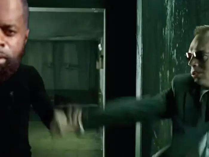 Neo blocks all strikes meme | image tagged in memes | made with Piñata Farms meme generator