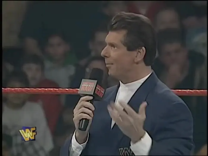 Shawn Michaels - Raw after Michaels won 1996 Royal Rumble. meme | image tagged in memes | made with Piñata Farms meme generator