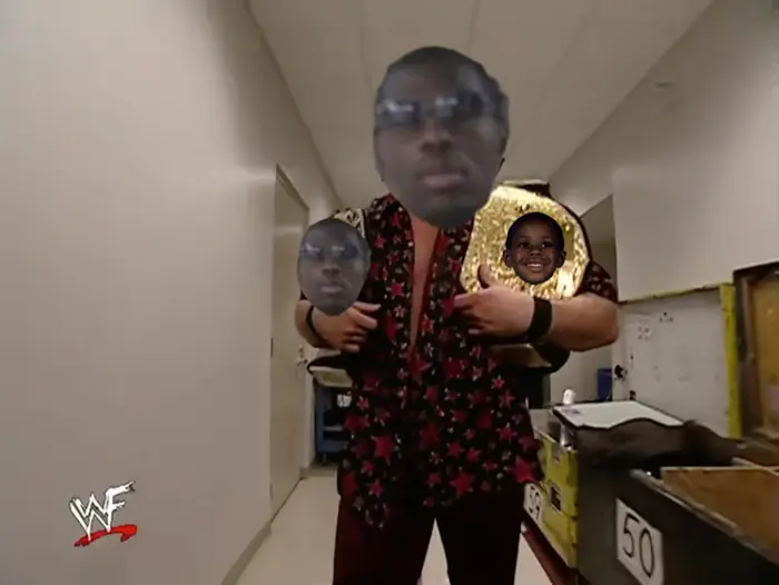 Chris Jericho with his belts WWE meme | image tagged in memes | made with Piñata Farms meme generator