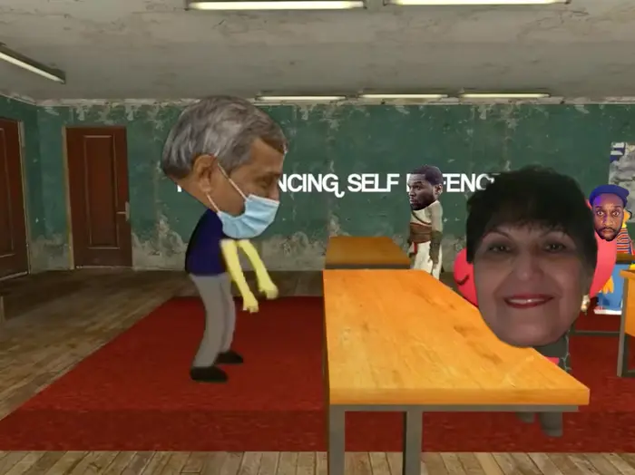 Funk dancing - Self Defence meme | image tagged in memes | made with Piñata Farms meme generator