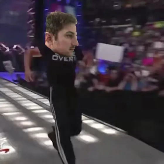 Stone Cold escapes from Triple H meme | image tagged in memes | made with Piñata Farms meme generator