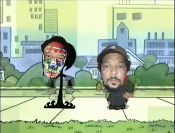 Grim and Dracula Dance meme | image tagged in memes | made with Piñata Farms meme generator