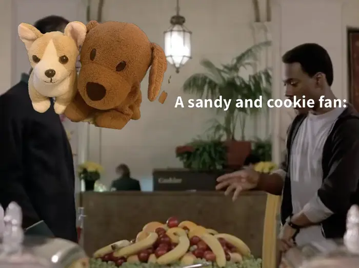 Beverly Hills Cop - A Couple of Bananas meme | Wow he sure was not have good PEELINGS about it!😂 | image tagged in memes | made with Piñata Farms meme generator