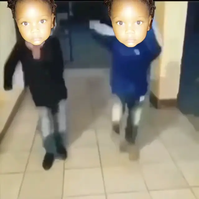 two little boys dancing meme | image tagged in memes | made with Piñata Farms meme generator