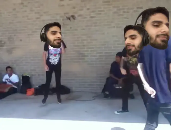 Emo kids dancing at school meme | image tagged in memes | made with Piñata Farms meme generator