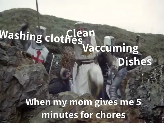 The Killer Rabbit of Caerbannog scene meme | image tagged in memes | made with Piñata Farms meme generator