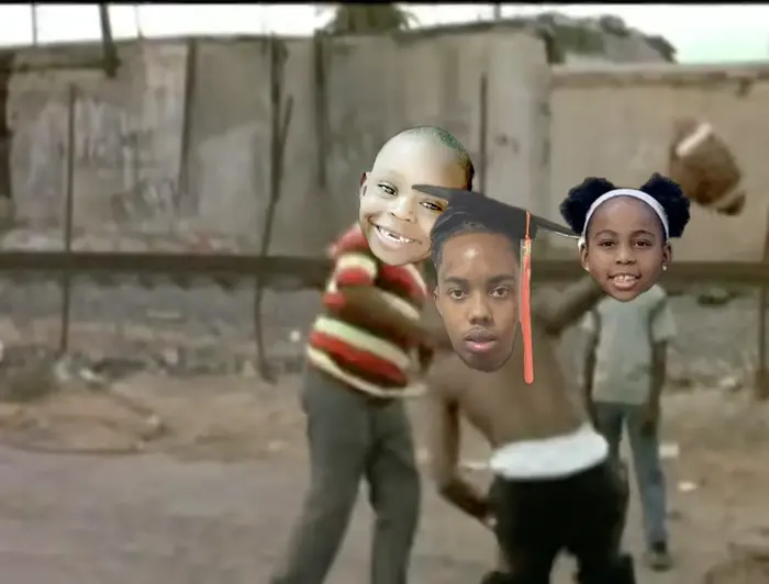 Boyz N The Hood: Fighting for the ball meme | image tagged in memes | made with Piñata Farms meme generator