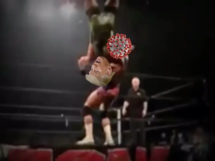 WWE Please DO NOT Try this at home meme | image tagged in memes | made with Piñata Farms meme generator