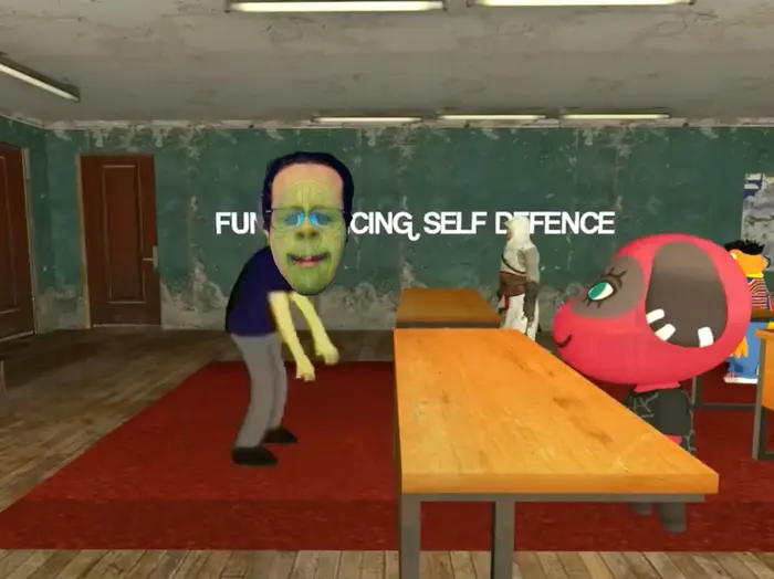 Funk dancing - Self Defence meme | image tagged in memes | made with Piñata Farms meme generator