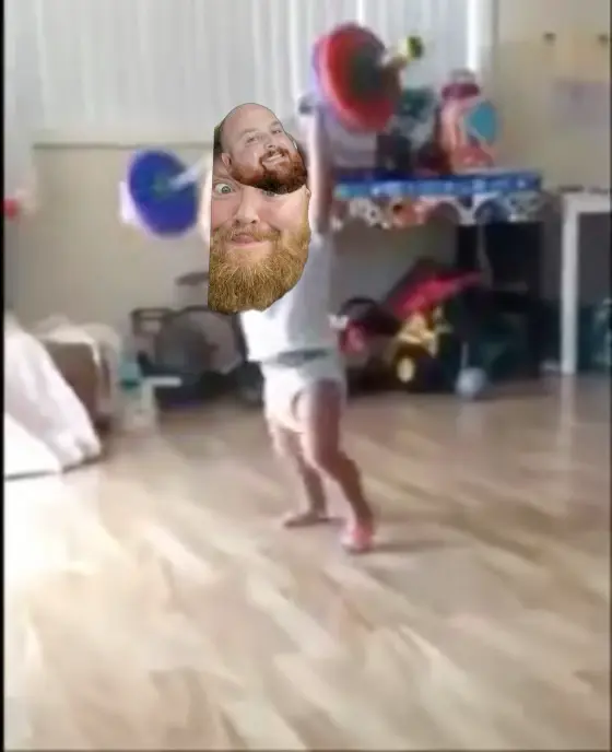 Ultimate weightlifting baby meme | image tagged in memes | made with Piñata Farms meme generator
