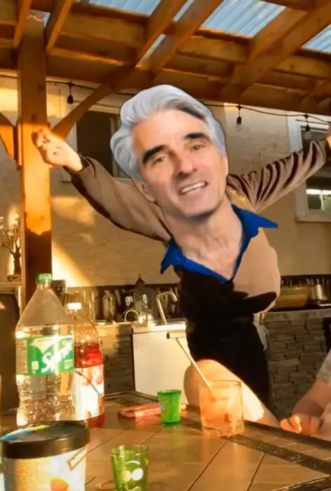 dad is dancing at home meme | image tagged in memes | made with Piñata Farms meme generator