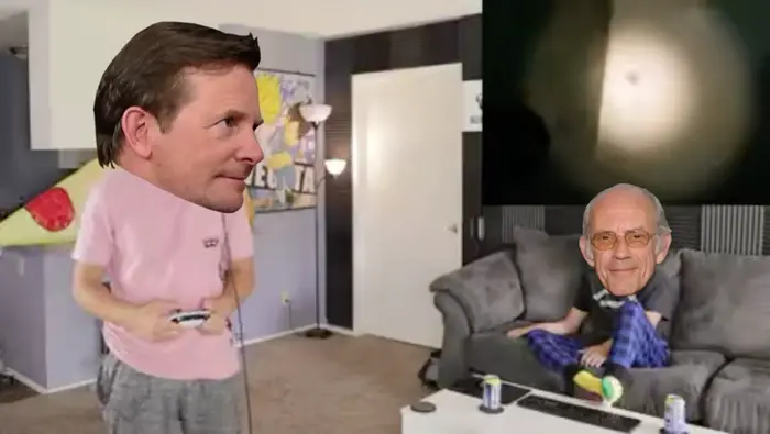 dudes play horror on VR meme | They Got Scared The Hell Out Of | image tagged in memes | made with Piñata Farms meme generator