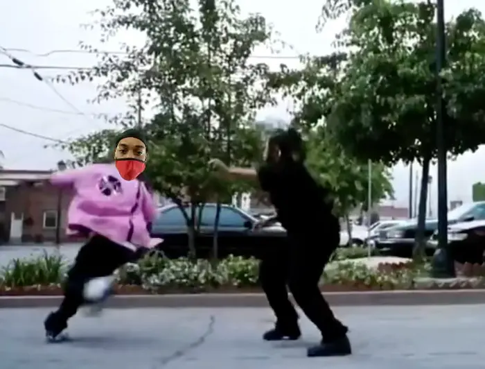 DayDay VS Baby D meme | image tagged in memes | made with Piñata Farms meme generator