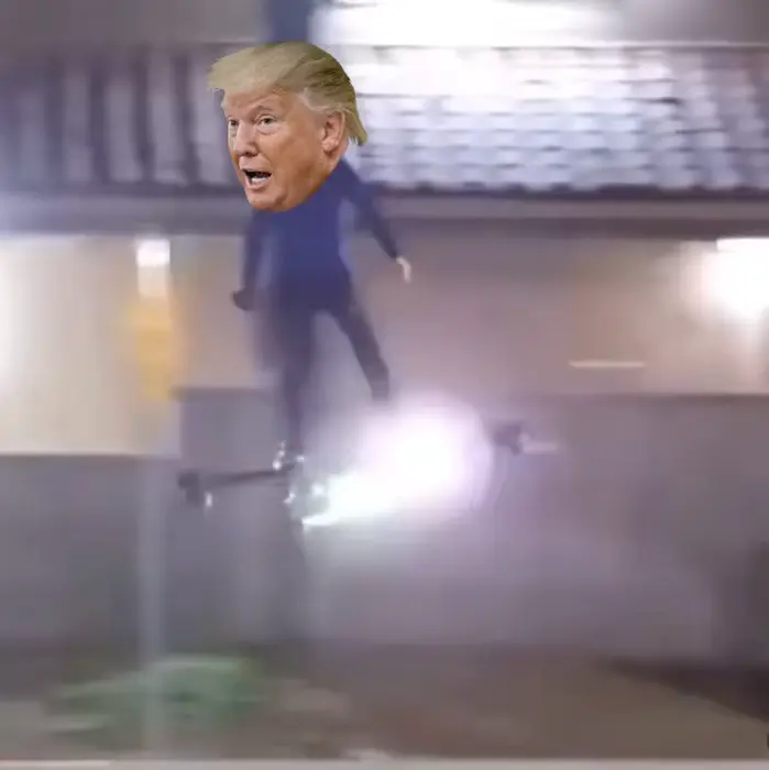 Fly board meme | image tagged in memes | made with Piñata Farms meme generator