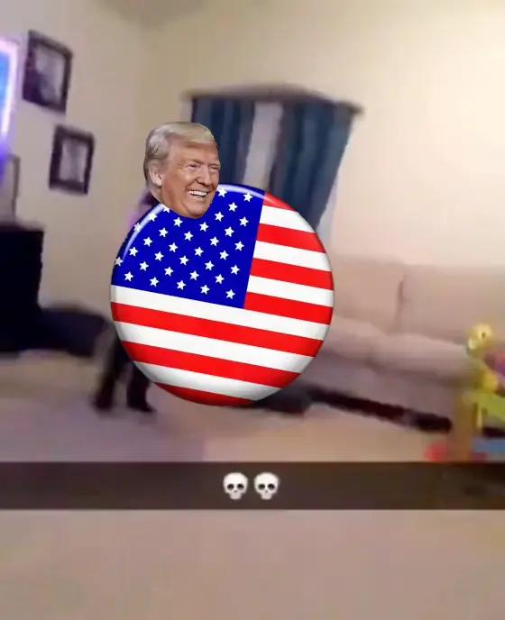 boy throws a big ball into a girl meme | image tagged in memes | made with Piñata Farms meme generator