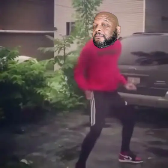 Two guys dance to "Trappin On Dat Boodi" meme | image tagged in memes | made with Piñata Farms meme generator