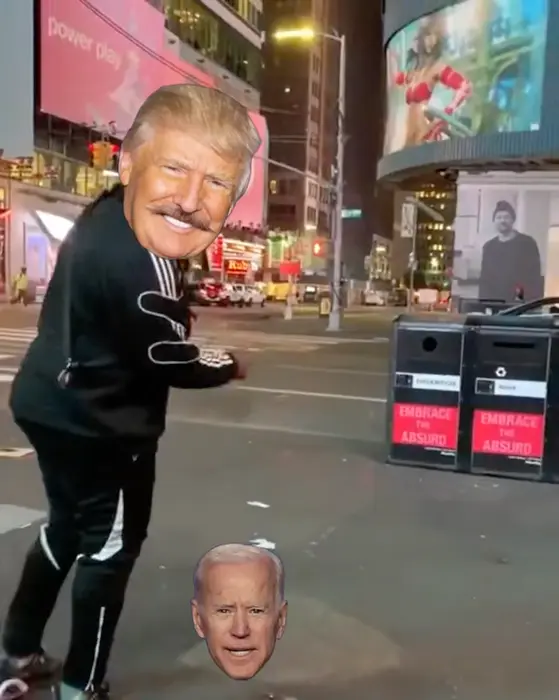 Kicking bottle into trash meme | image tagged in memes | made with Piñata Farms meme generator