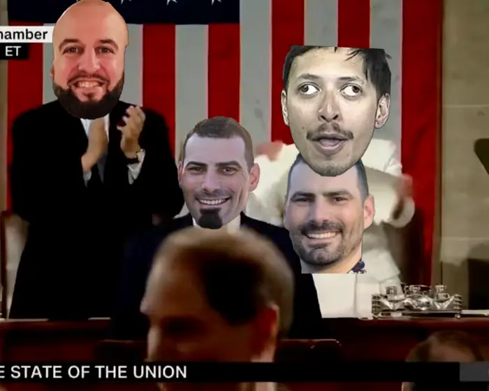 Nancy Pelosi during Trump's speech meme | image tagged in memes | made with Piñata Farms meme generator