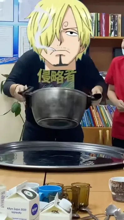 Flipping a pot of rice and playing it like a drum meme | image tagged in memes | made with Piñata Farms meme generator