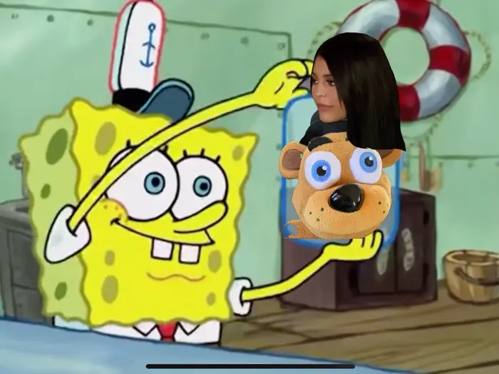 Patrick kills SpongeBob meme | Looks good to me. | image tagged in memes | made with Piñata Farms meme generator