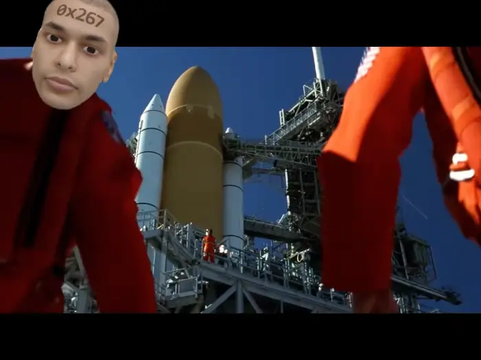 Astronaut going on space mission meme | image tagged in memes | made with Piñata Farms meme generator